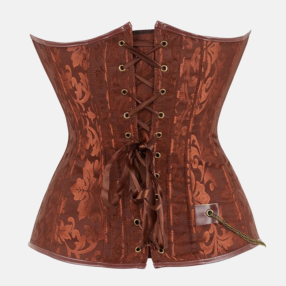Corset bustier steampunk zoom dos