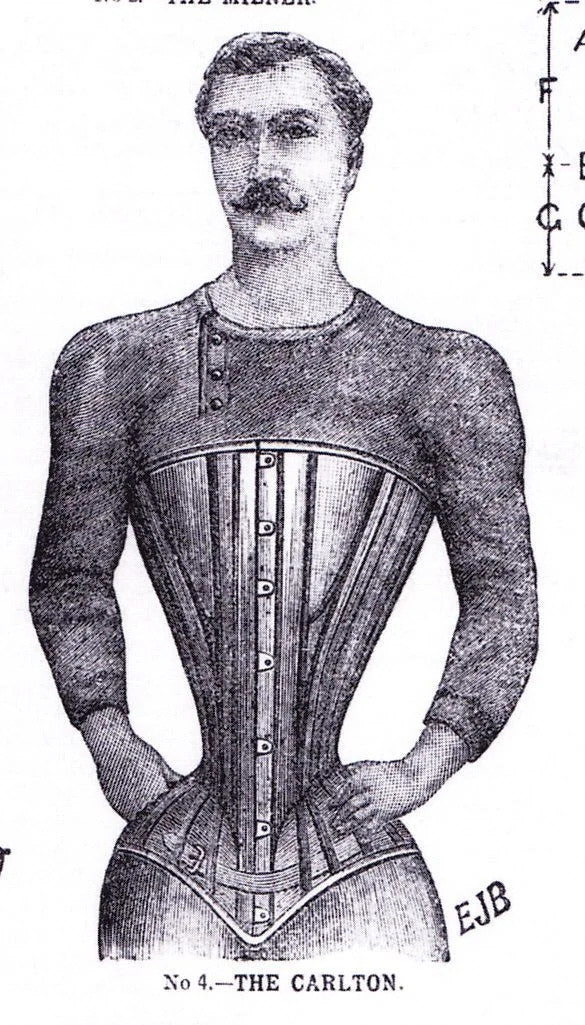 Histoire corset homme
