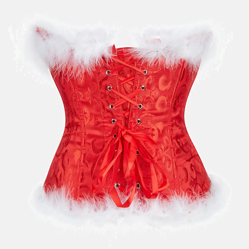 Corset mère Noël vu de dos
