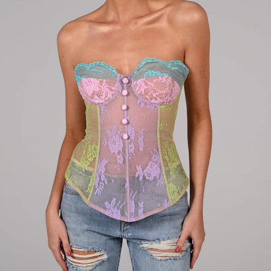 Bustier multicolore
