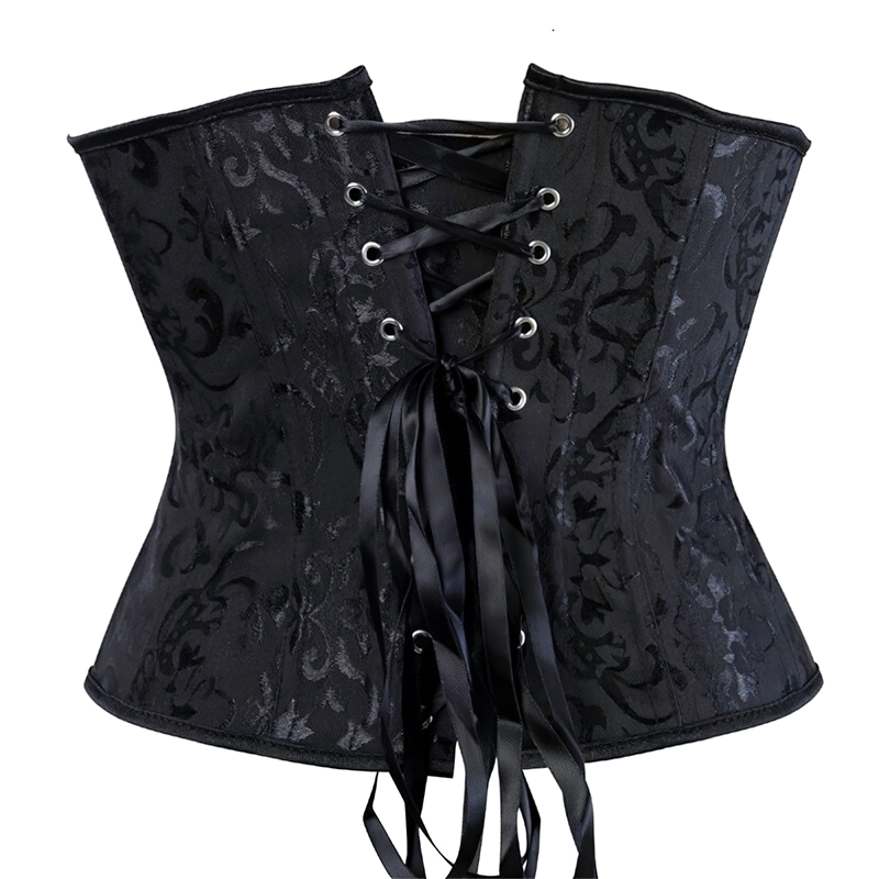Zoom sur un corset victorien vu de dos