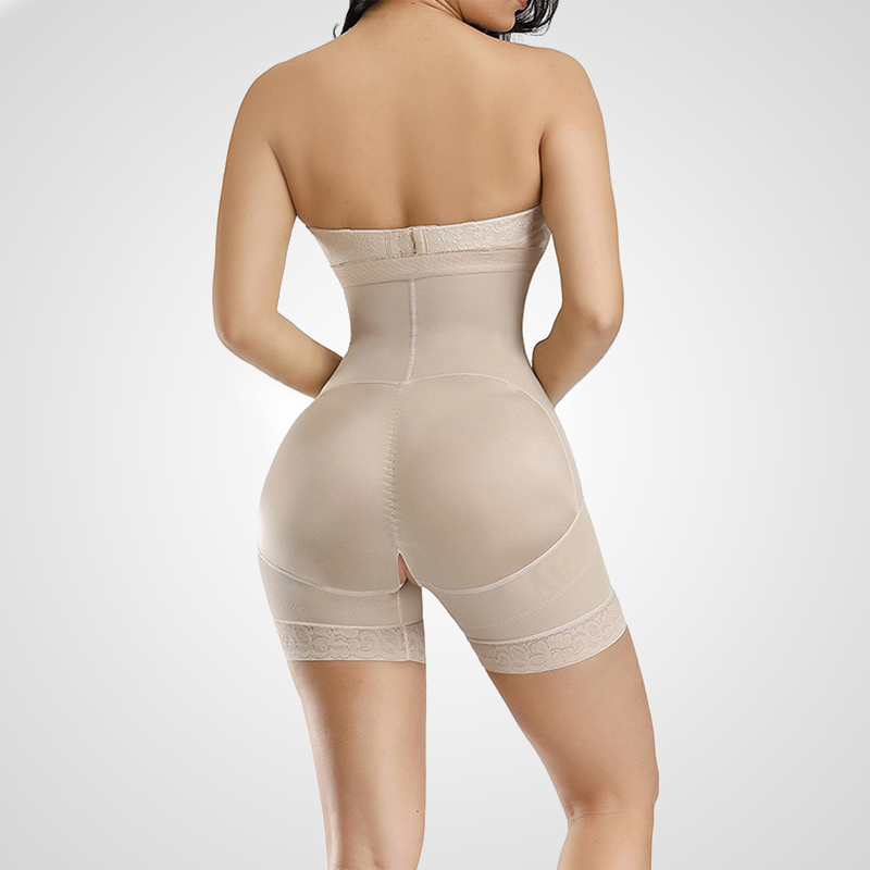 Gaine ventre plat avec bretelles vue de dos