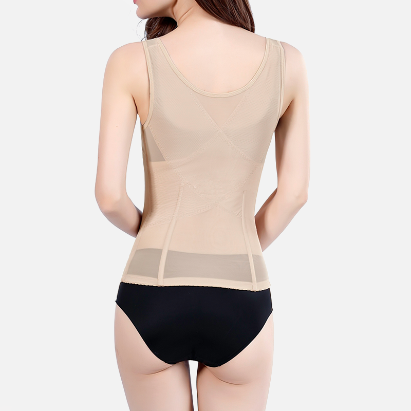 Gilet amincissant vu de dos