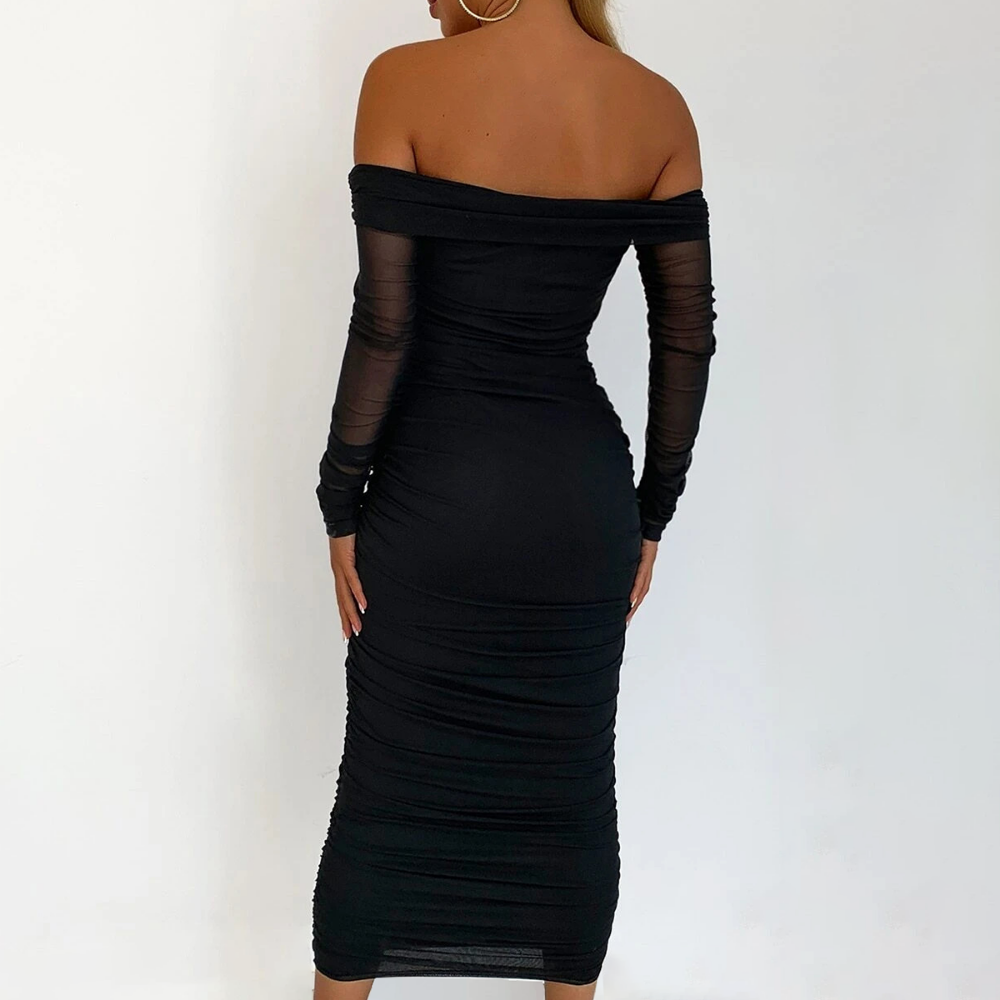 Robe corset tulle vue de dos