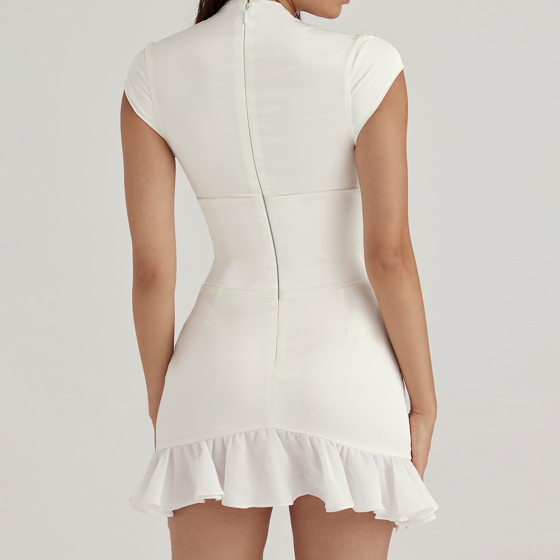 Robe haut corset vue de dos