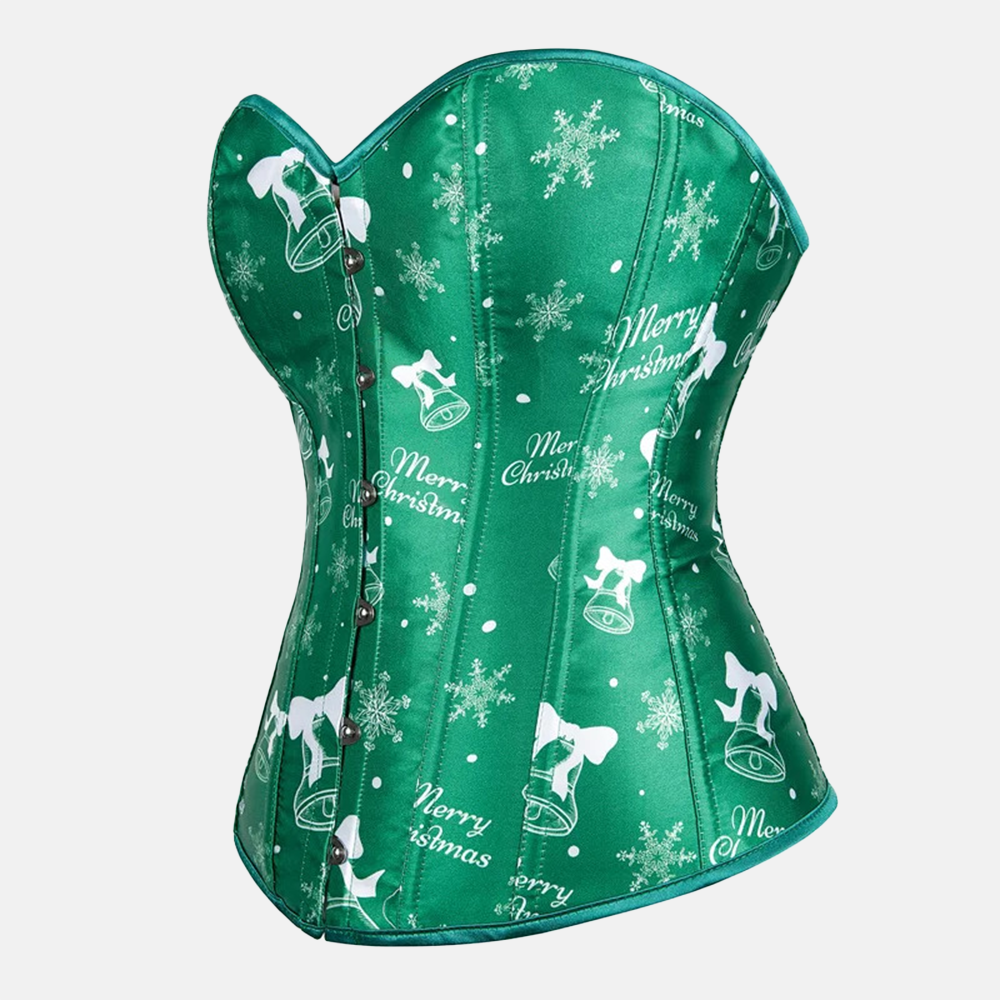 Christmas corset vu de profil