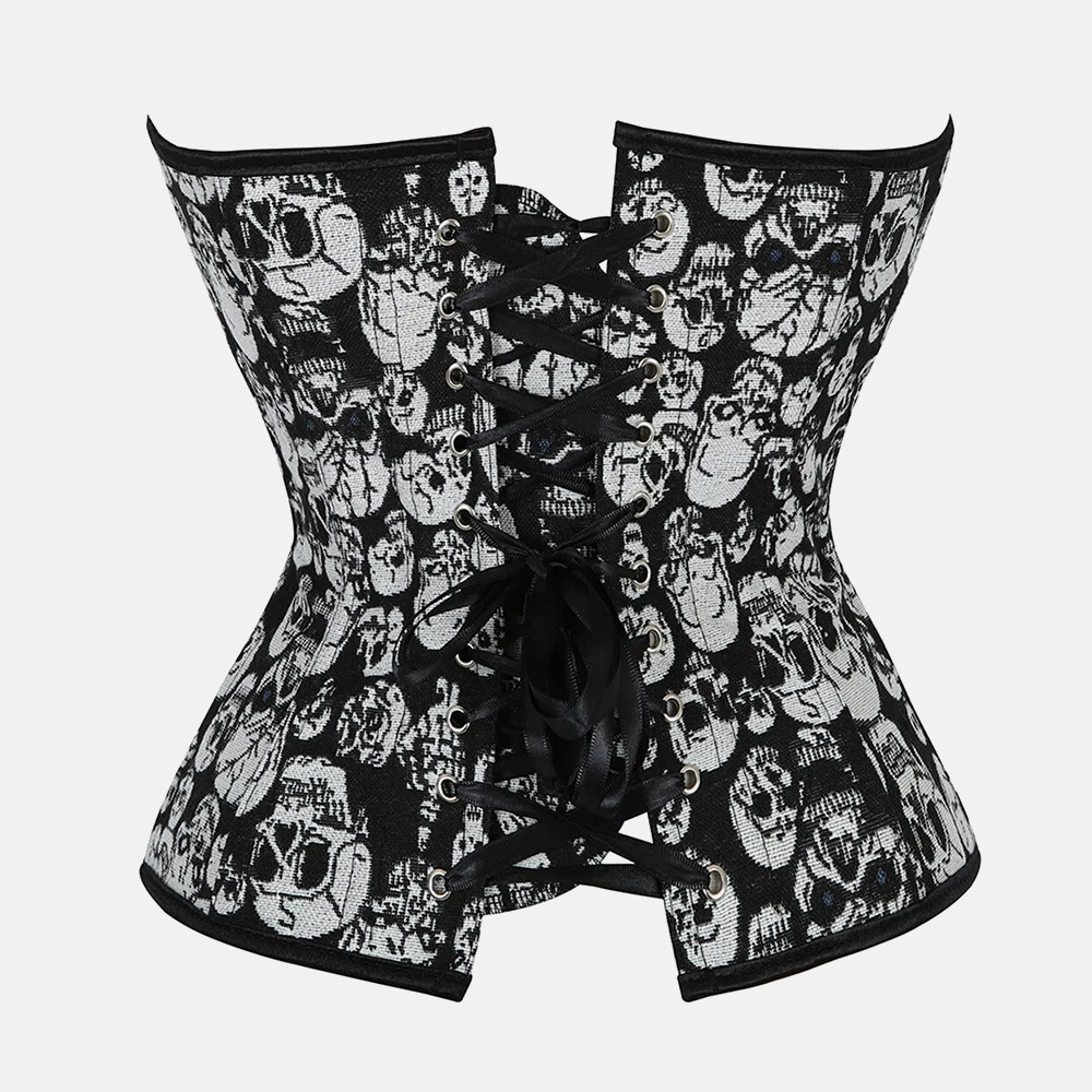 Corset bustier gothique zoom dos