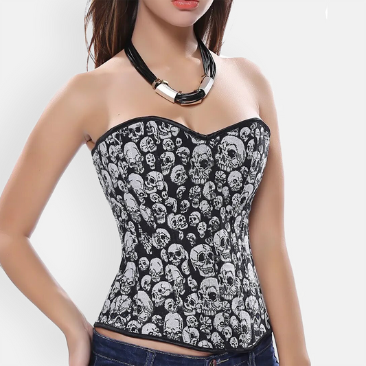 Corset bustier gothique