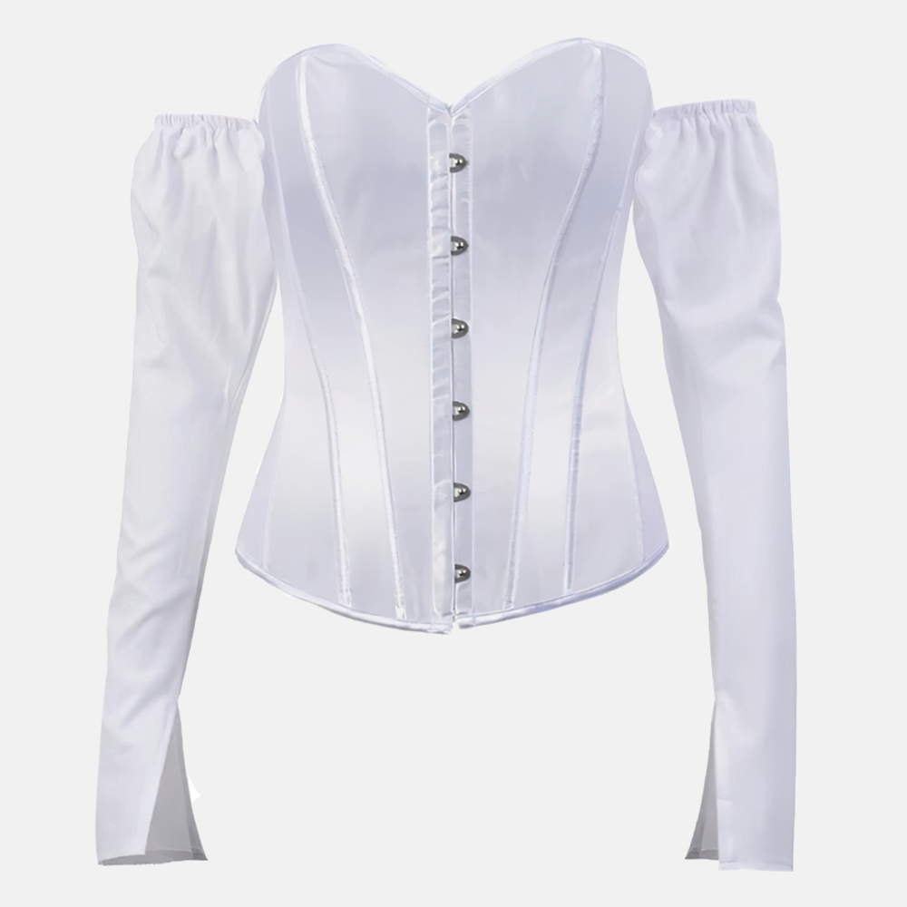 Corset bustier habillé zoom face