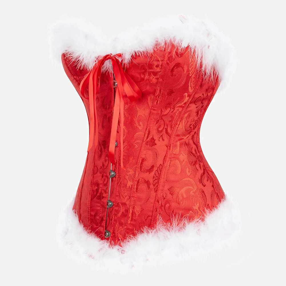 Corset mère Noël vu de profil