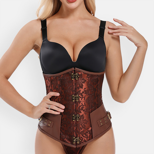 Corset serre-taille steampunk