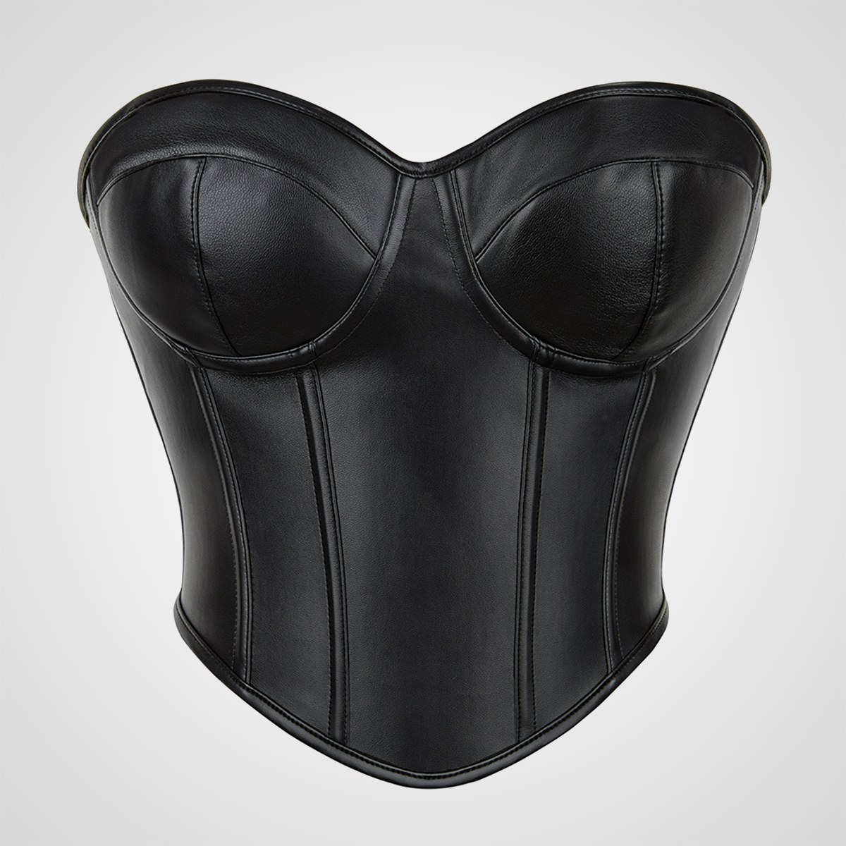 Corset sexy cuir pour femme