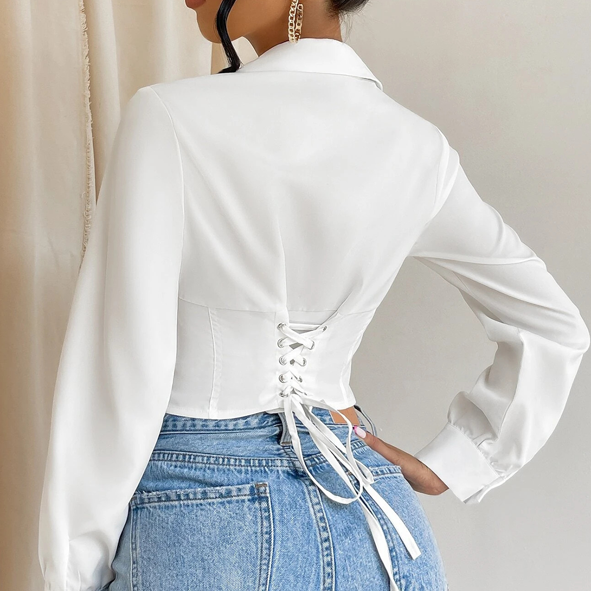 Chemise bustier femme hotsell