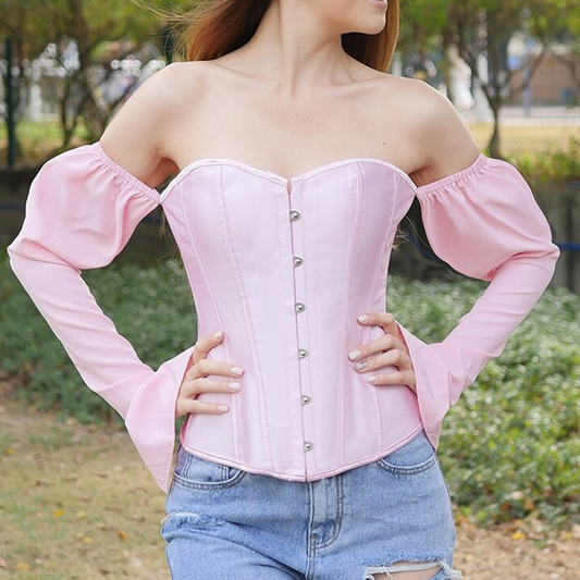 Corset bustier manche