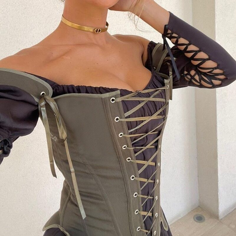 Corset kaki