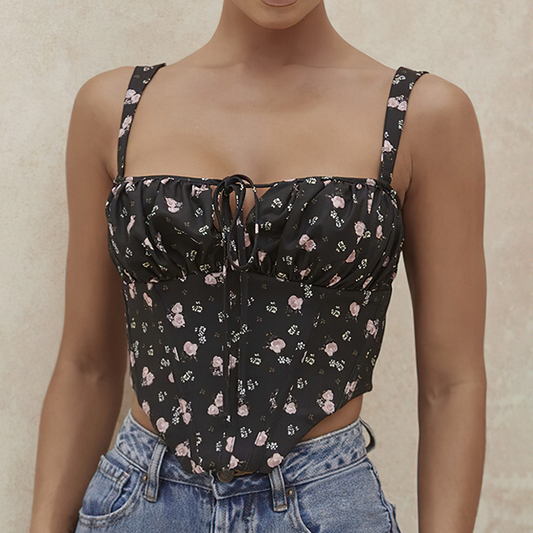 Top bustier noeud